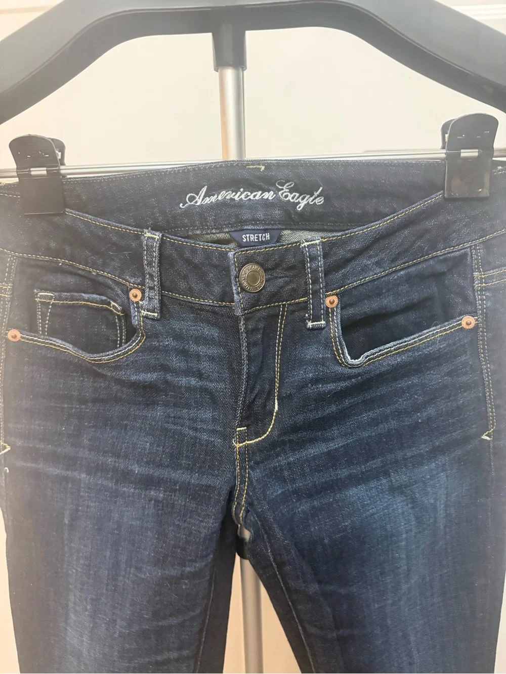 American Eagle Outfitters Dark Indigo Bootcut Jeans - Picture 2 of 9